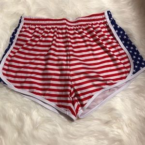 Krass & Co American Flag Shorts